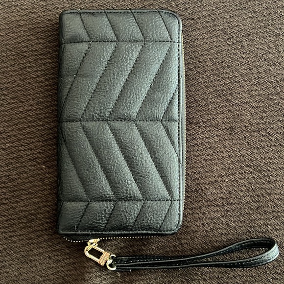 Steve Madden black clutch purse - Picture 2 of 6